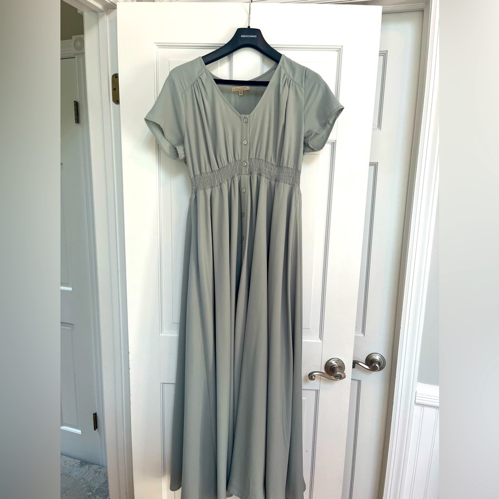 Pastel green dress